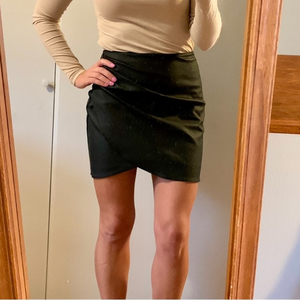 Abercrombie & Fitch leather skirt